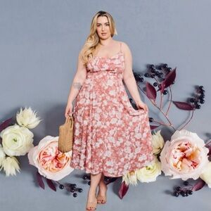 Floral Pink Rosie Dress